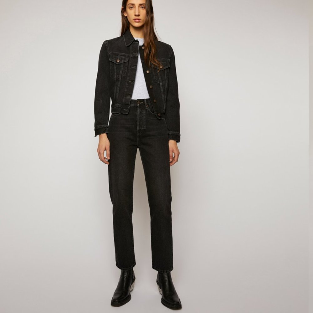 ACNE STUDIOS Black Blå Konst Jeans